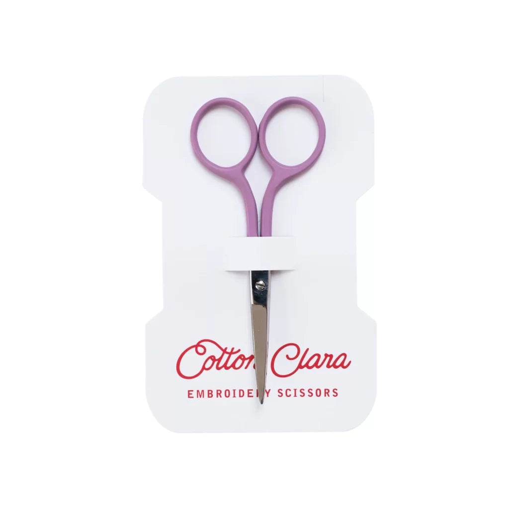 Cotton Clara Embroidery Scissors - Lilac image