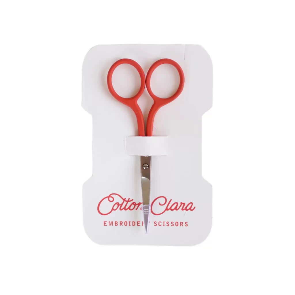 Cotton Clara Embroidery Scissors - Red image