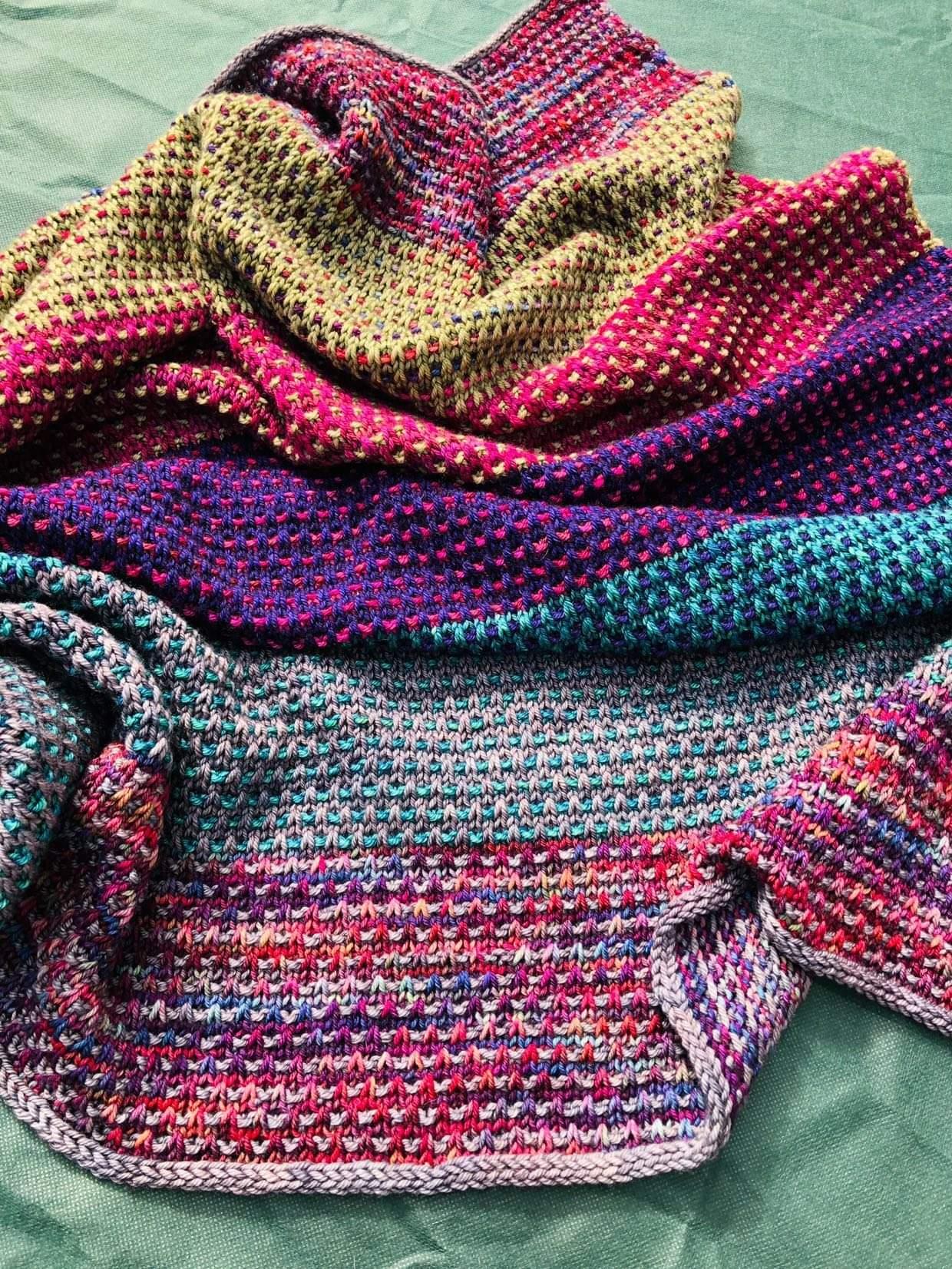 Slip Knit Slip Blanket Pattern